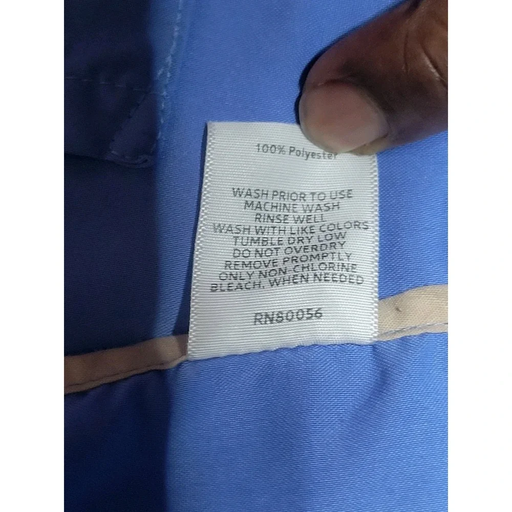 Medline PerforMAX Ceil Blue V-Neck Scrub Top XL 810NTHXL-CM Polyester Pocket